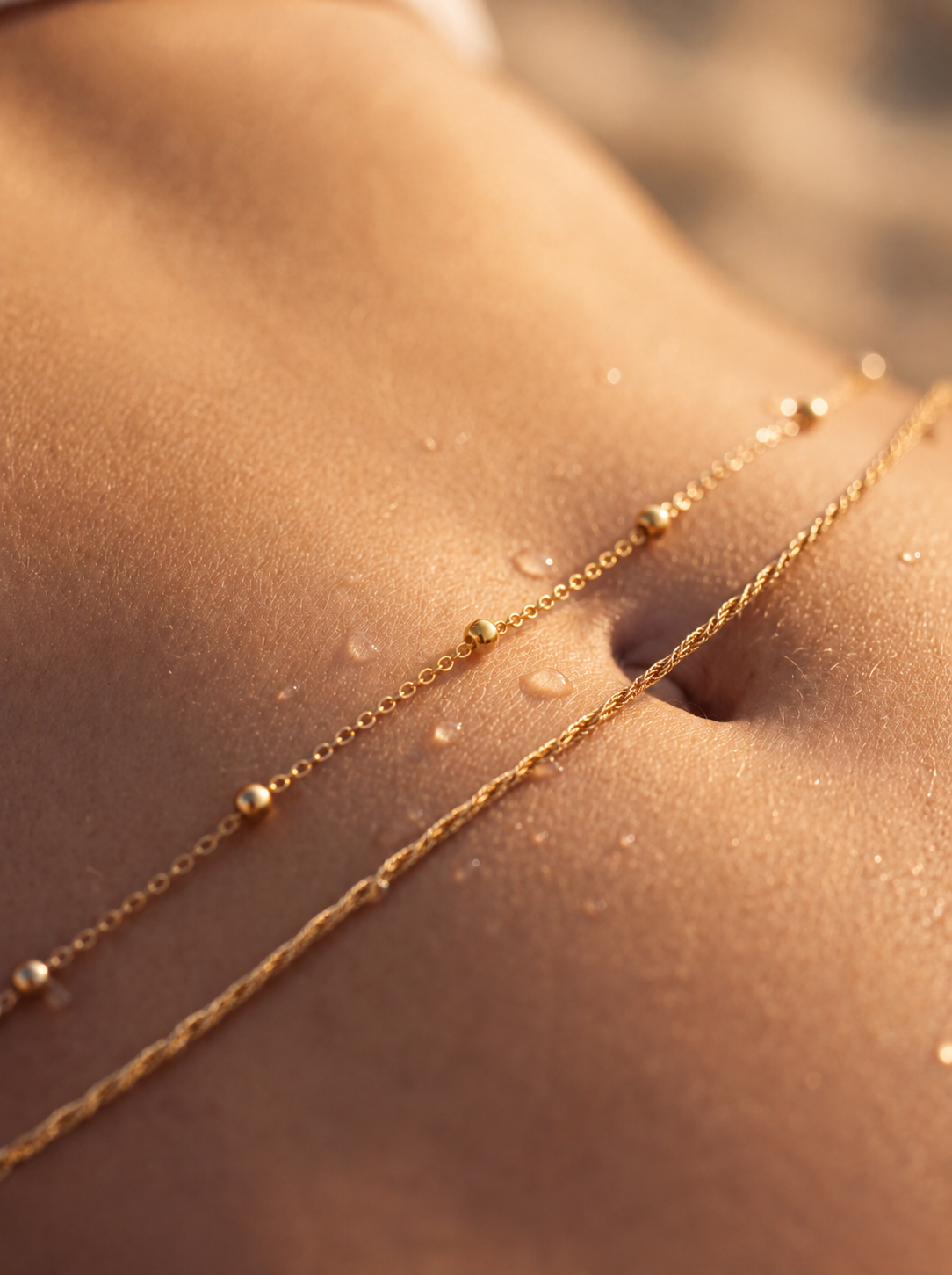 Segara Duo Belly Chain - Gold