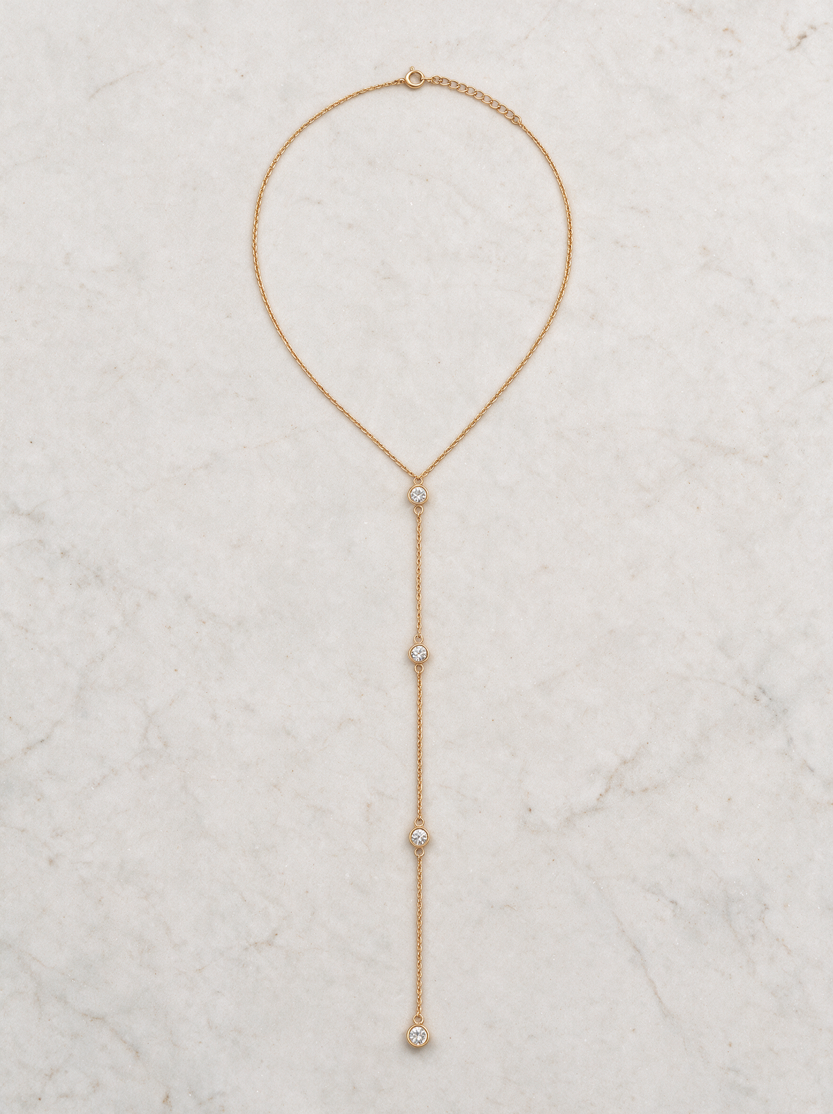 Serena Back Chain - Gold