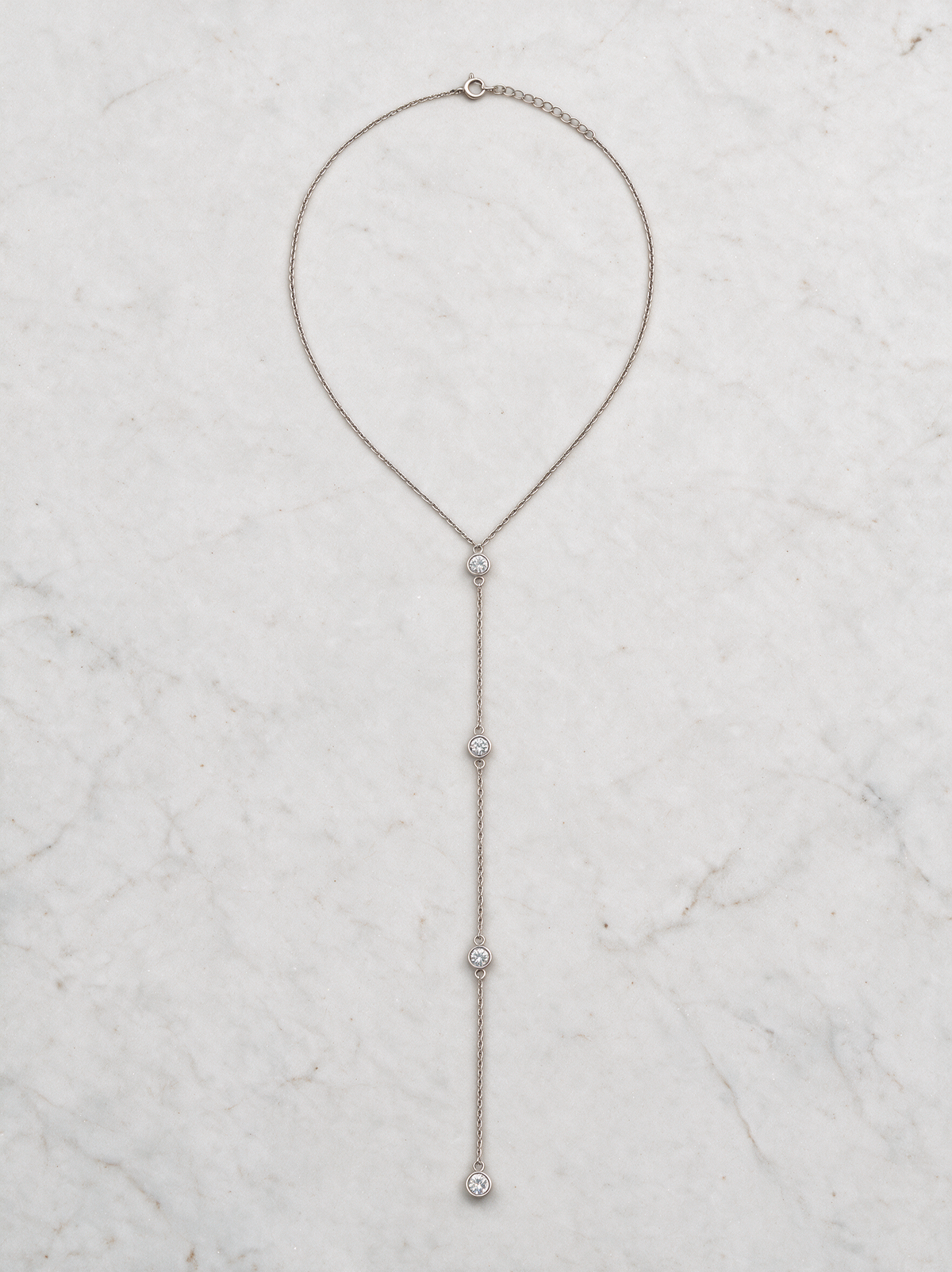 Serena Back Chain - Silver
