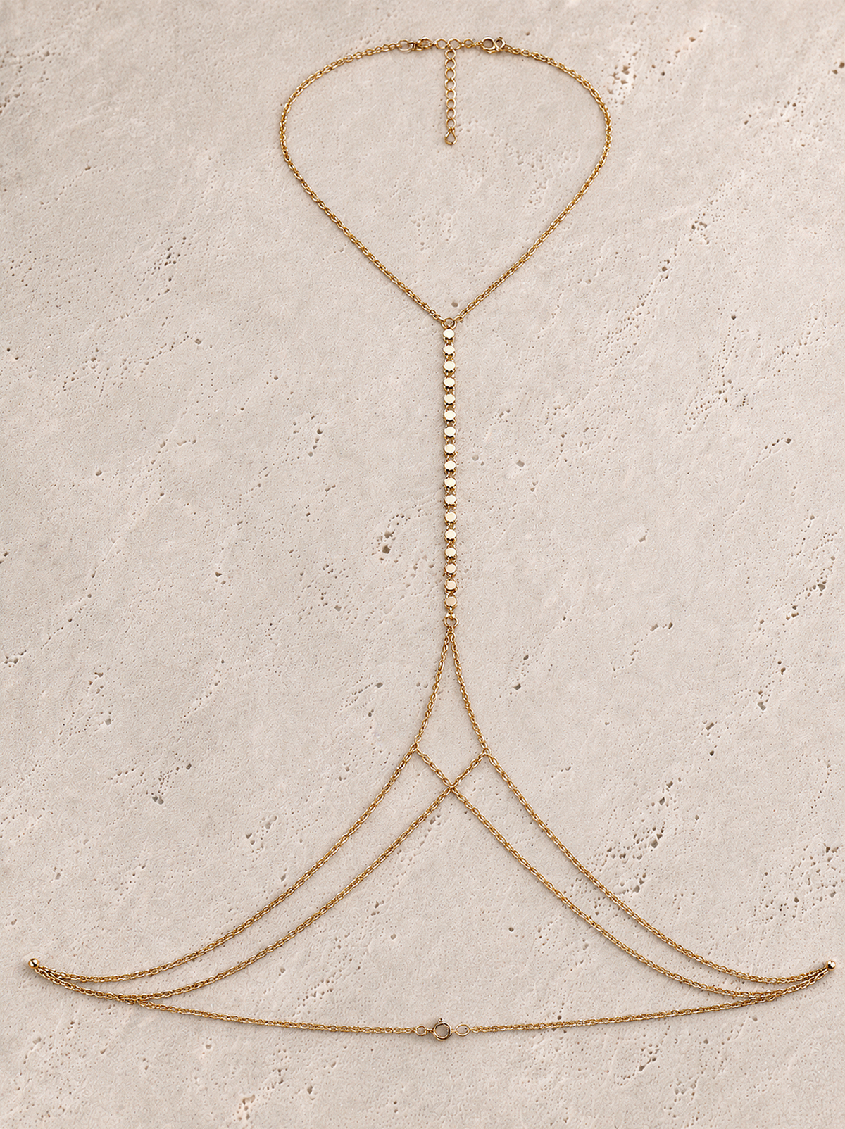 Cyclia Body Chain - Gold
